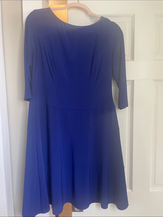 9 & Co. Dresses & Skirts - Royal Blue Long Sleeve Fit & Flare Dress